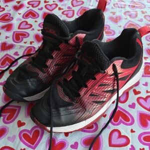 Dynamic Black and Red Women's Turf Softball Shoes